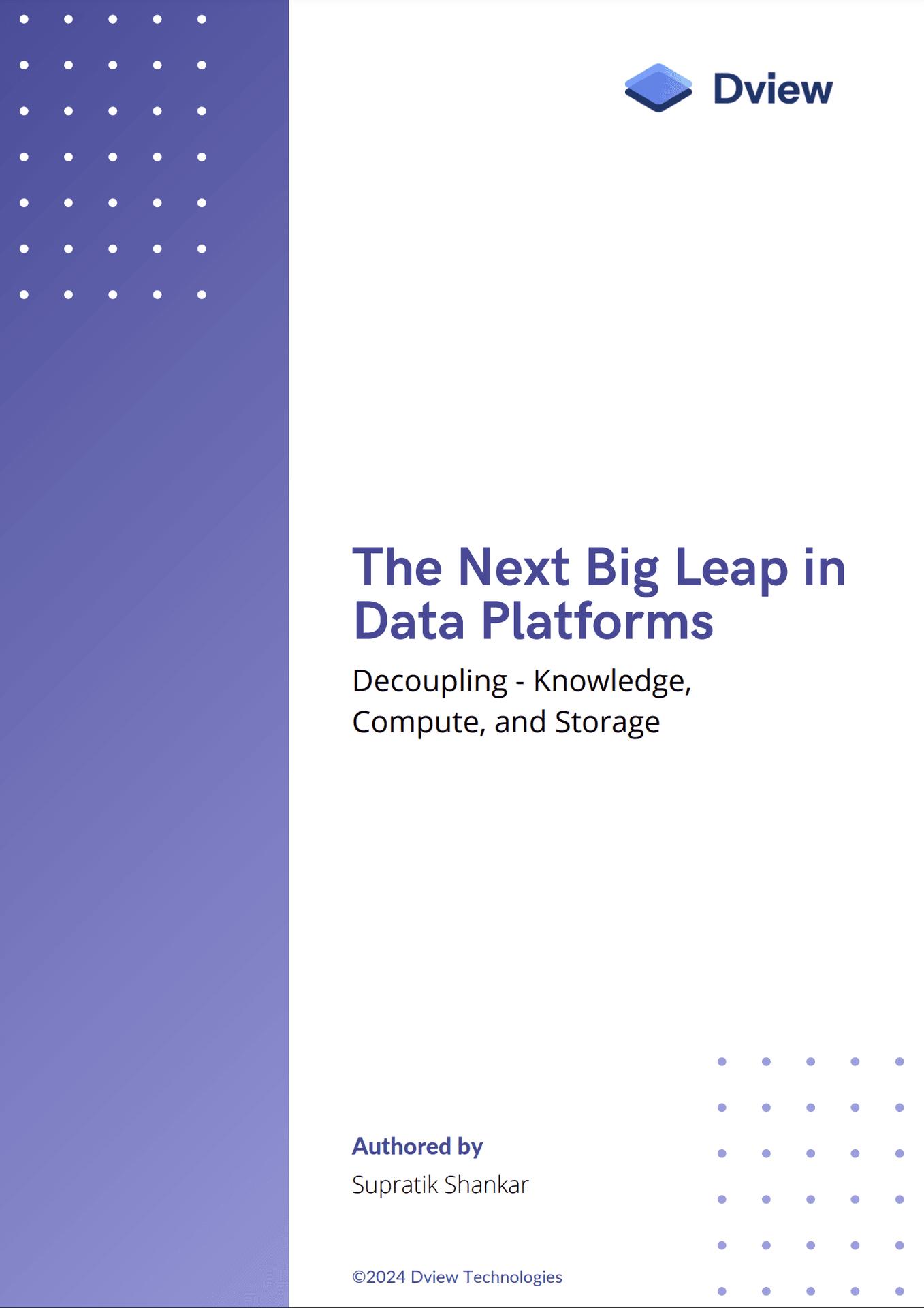 Dview: Unlocking Your Data Ambitions whitepaper cover