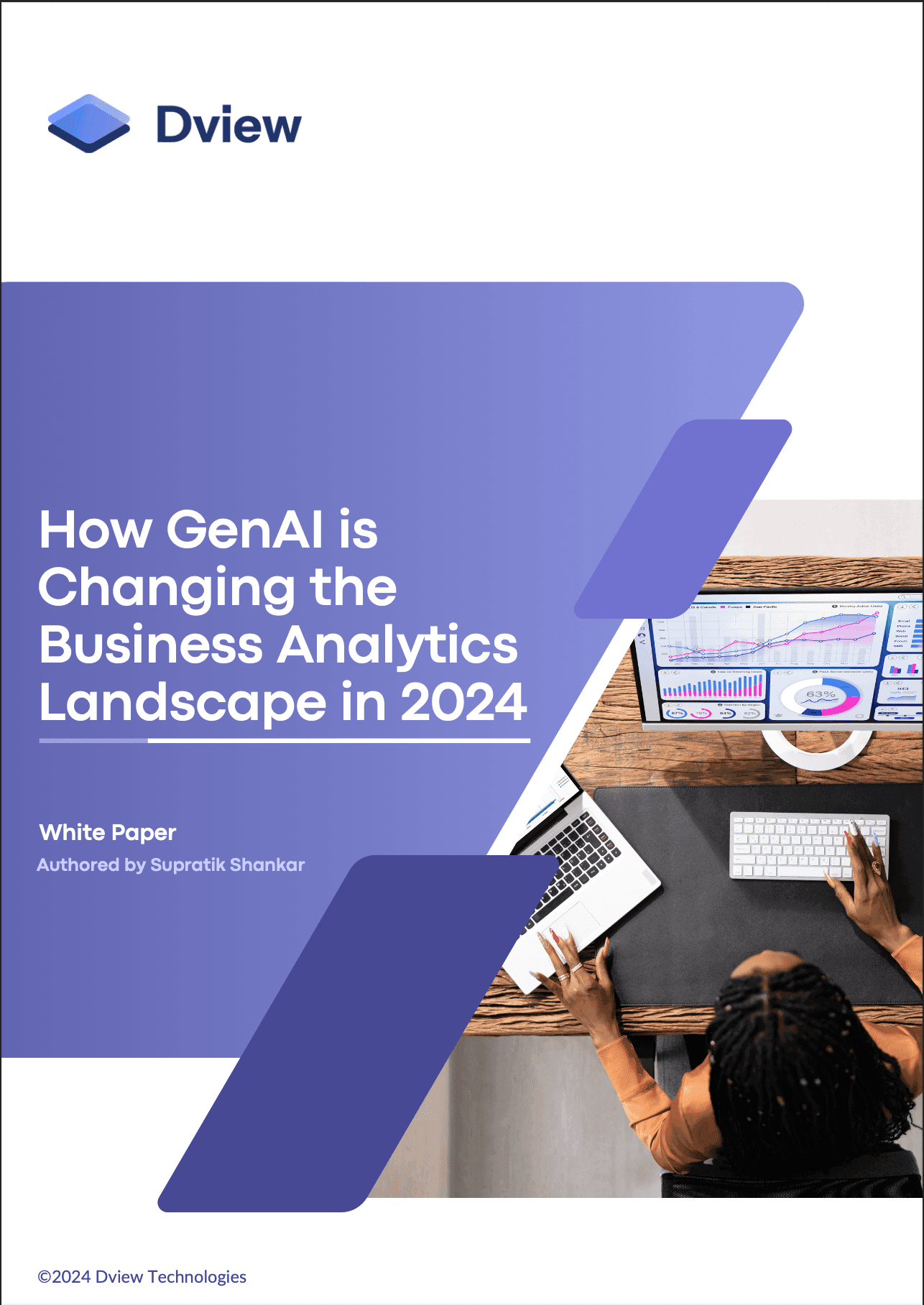 How GenAI is Changing the Business Analytics Landscape in 2024 whitepaper cover