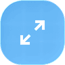 Vertical and horizontal autoscaling icon