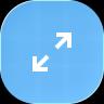 Vertical and horizontal autoscaling icon